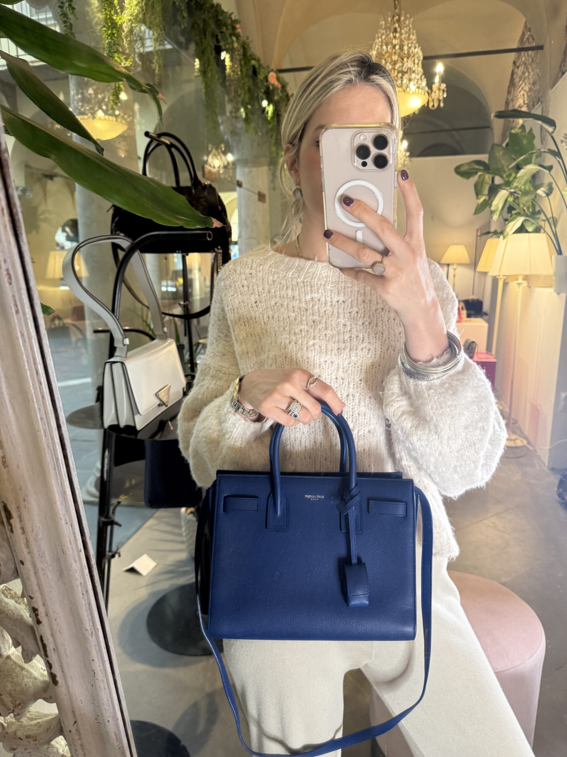 Saint Laurent Sac de Jour Baby - immagine 7