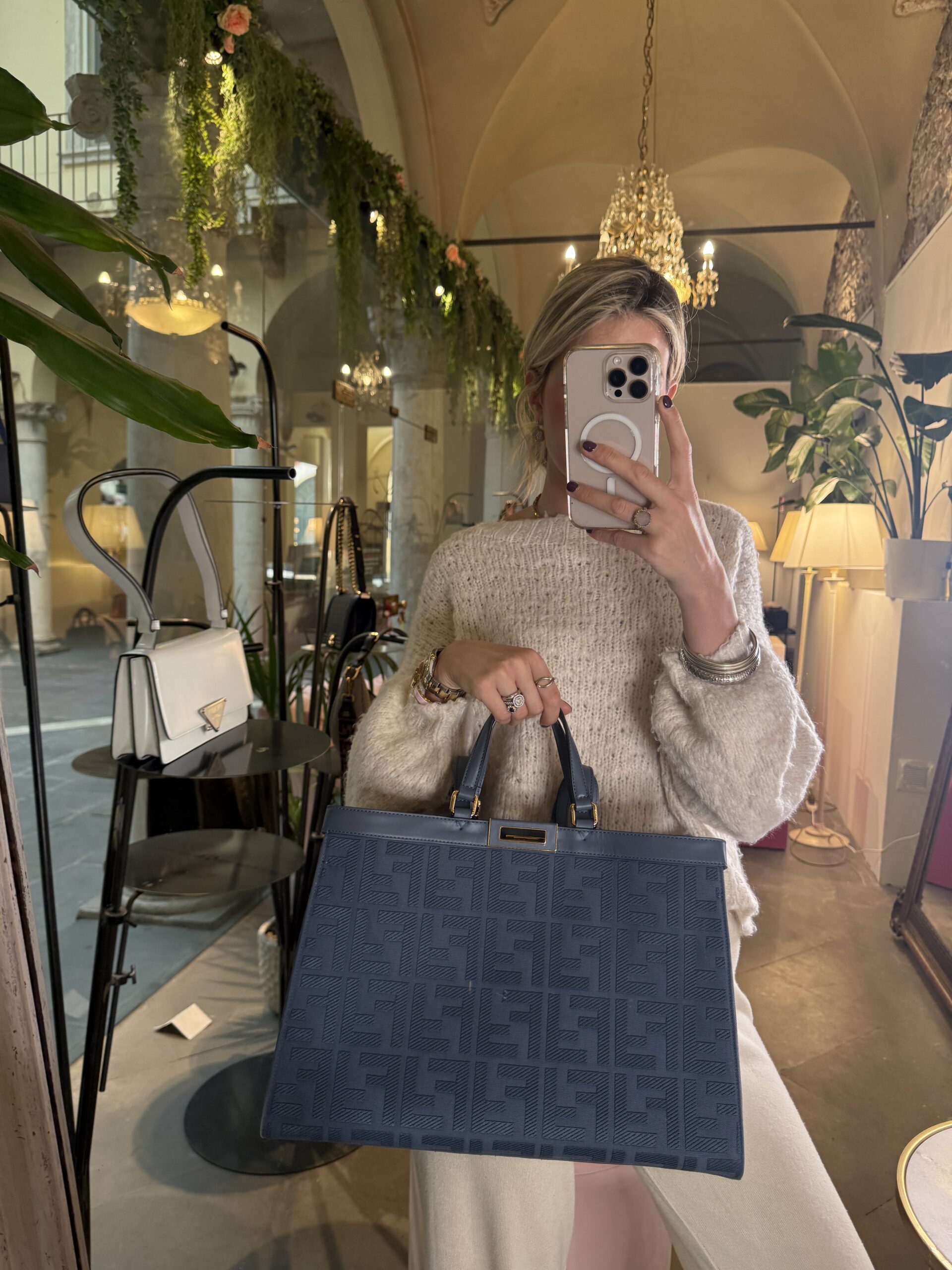 Fendi Tote Bag Canvas - immagine 7