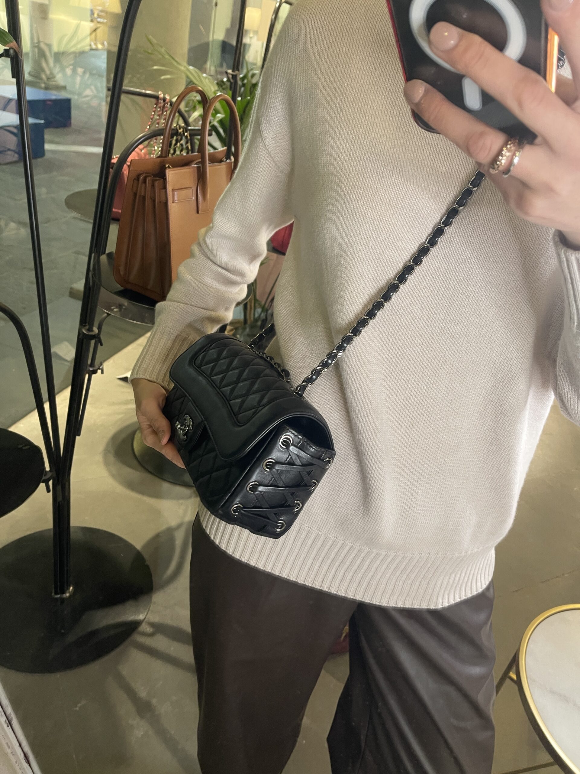 Chanel Coco Rider Flap Bag - immagine 8