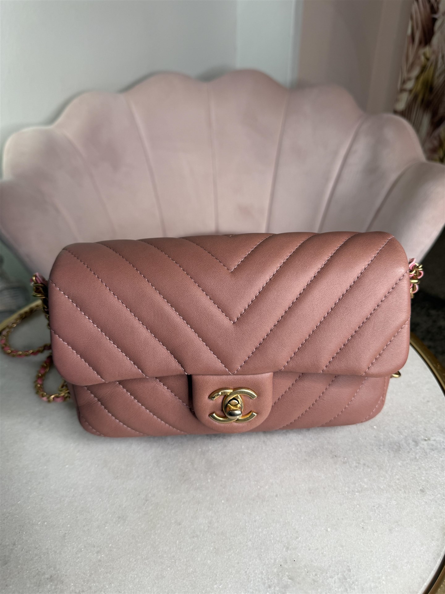 Chanel Chevron Chain